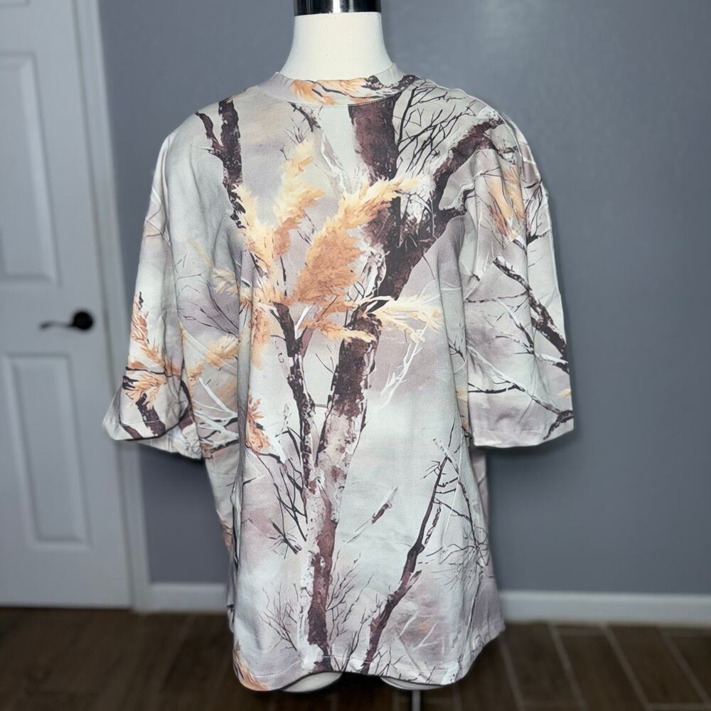 MNML Washed Dart Tee, Snow Camo 3XL